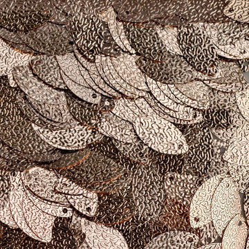 Leaf Shape - Gold Series Sequins