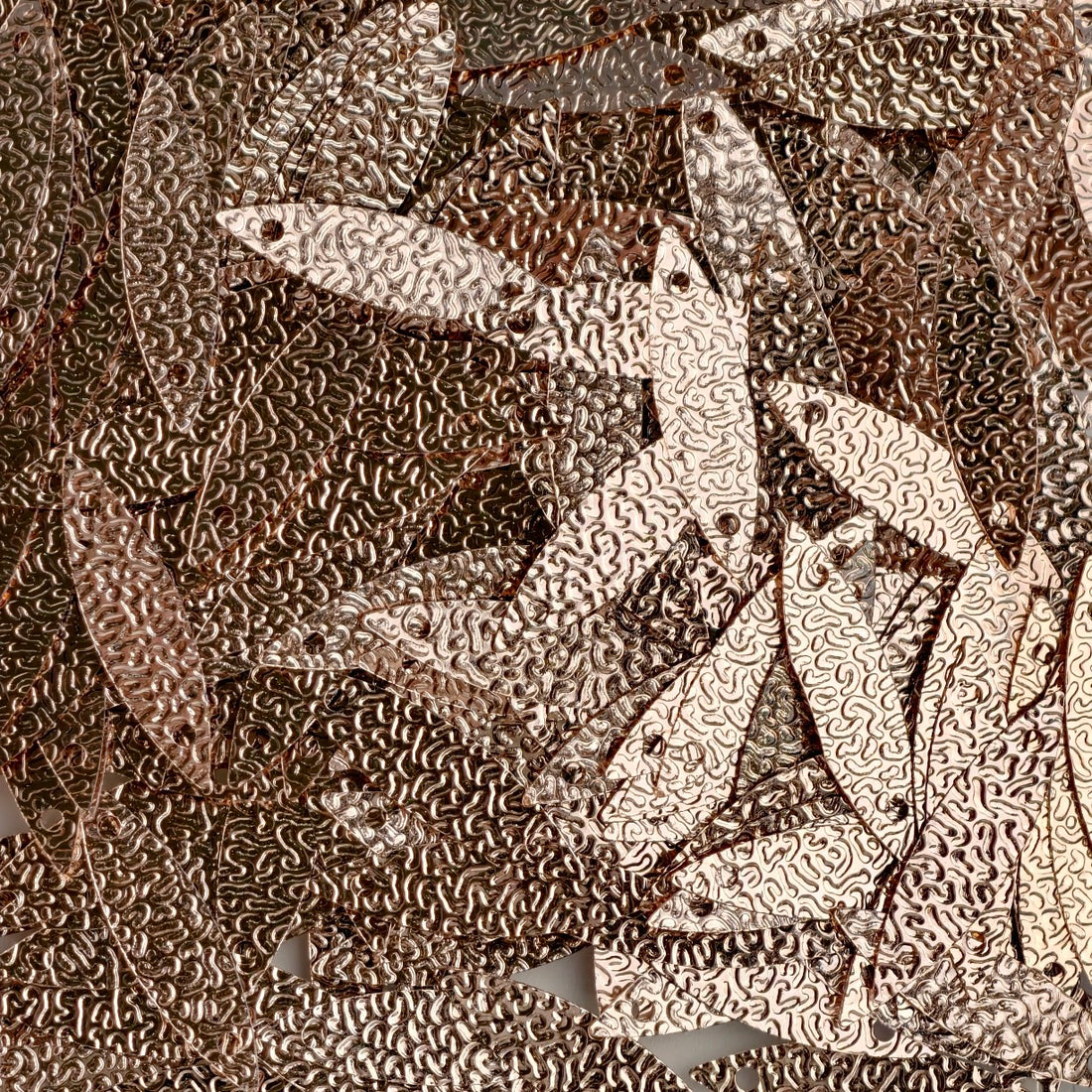 Leaf Shape - Gold Series Sequins