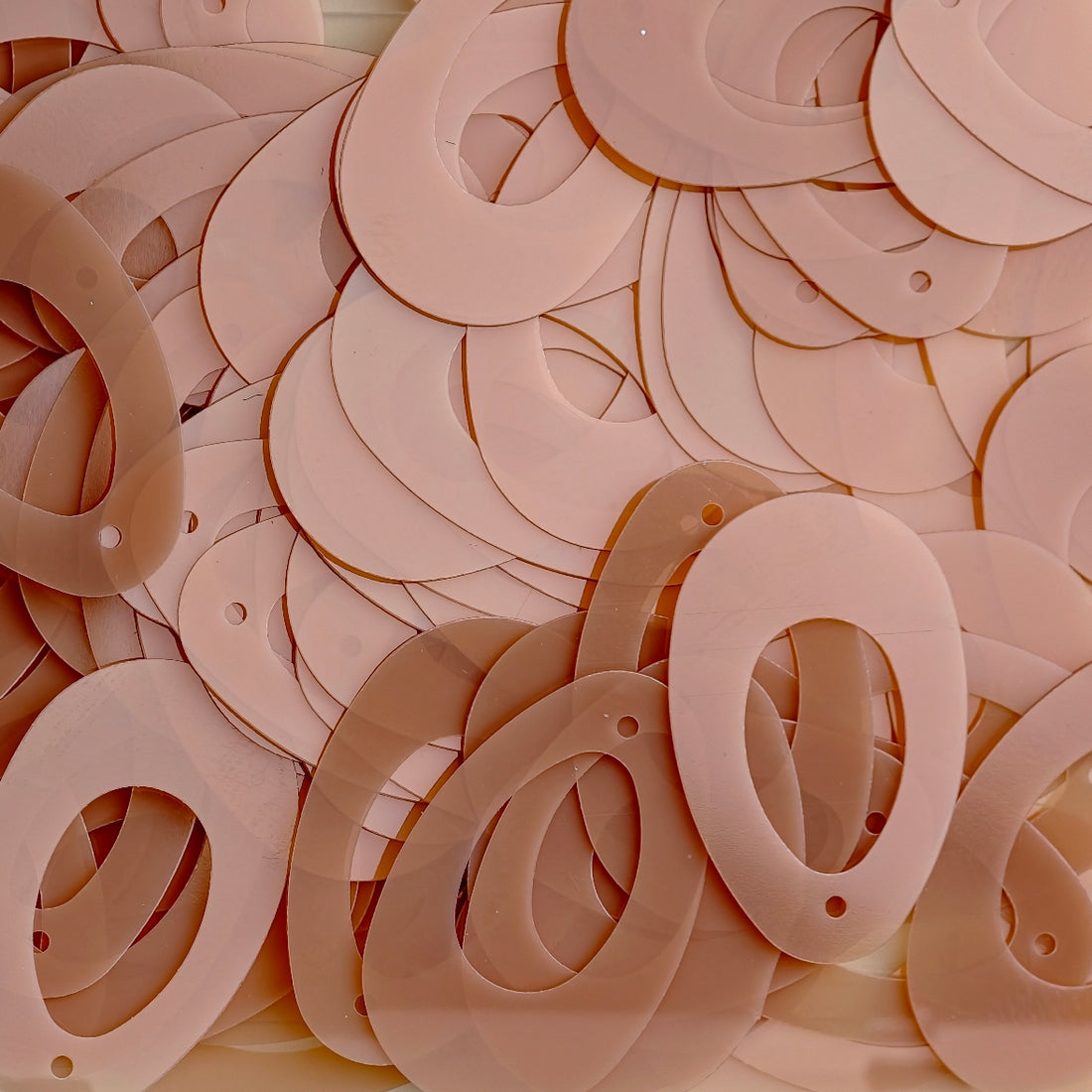 22x14mm Circle Ring Sequins set （  8 colors ）