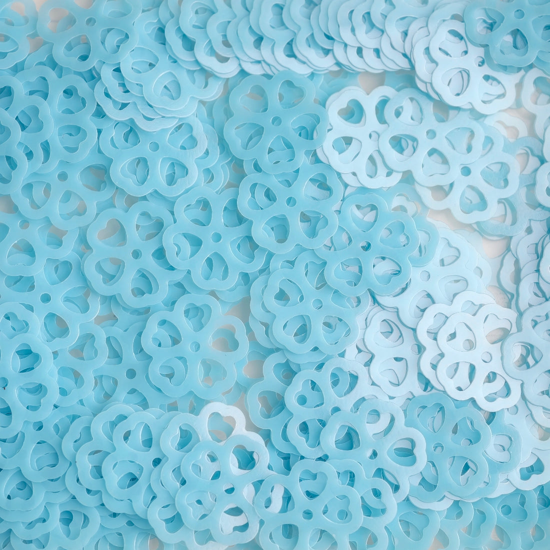 10mm Cutout Flower Sequins set （ 3 colors ）