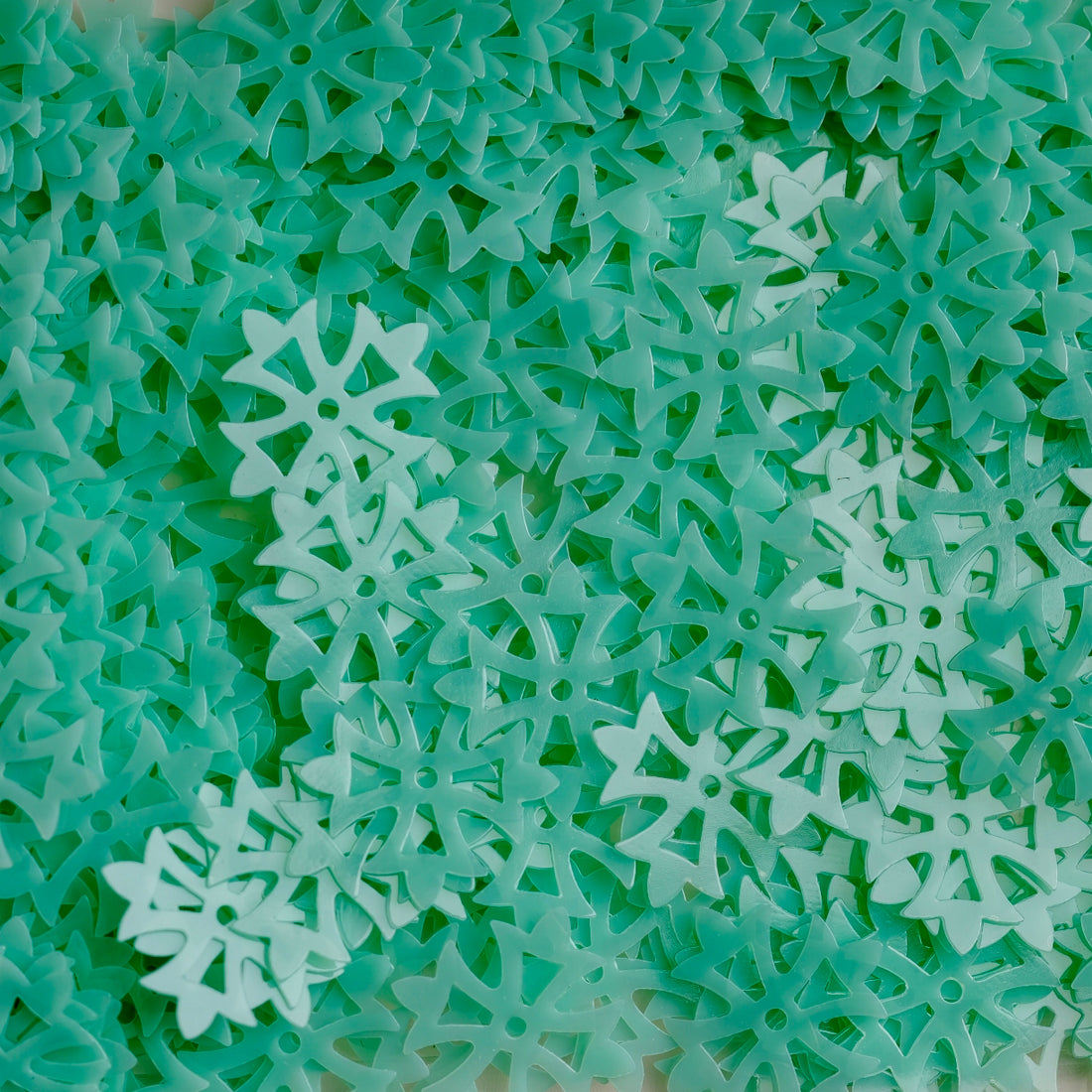 12mm Cutout Flower Sequins set（ 3 colors ）