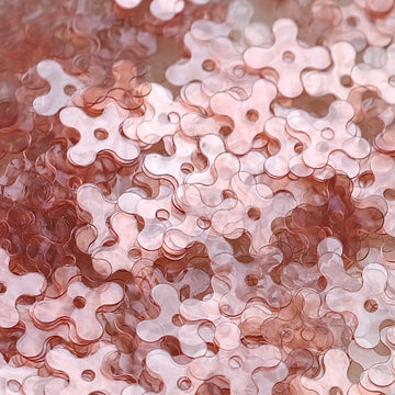 7x7mm Flower - Clear Series Sequins