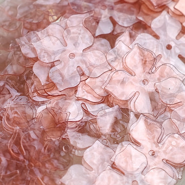 4-Petal Flower - Clear Series Sequins