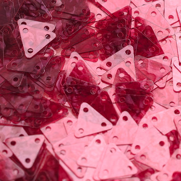 Rounded Triangle - Red Series Sequin