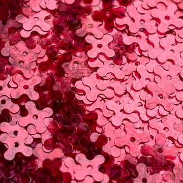 7x7mm Flower - Red Series Sequin