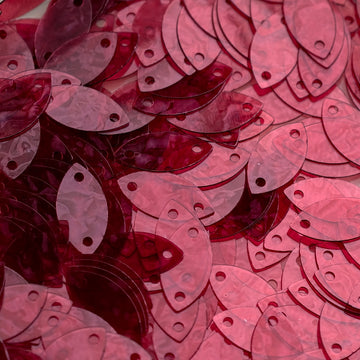 Leaf Shape - Red Series Sequin