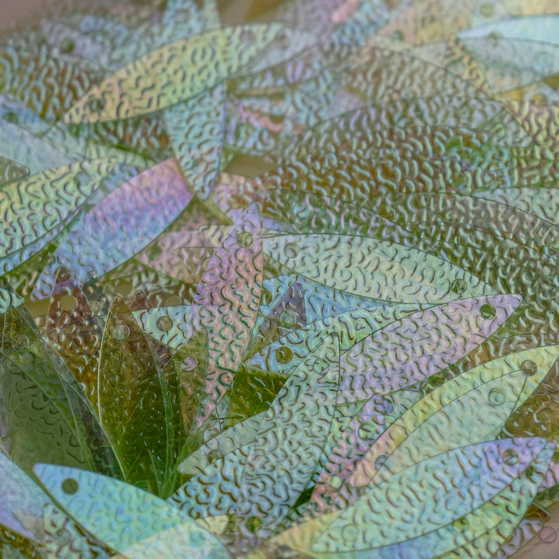 Leaf Shape - Clear Series Sequins