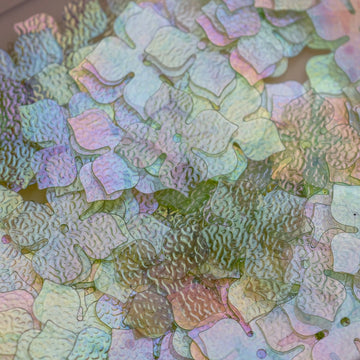 4-Petal Flower - Clear Series Sequins