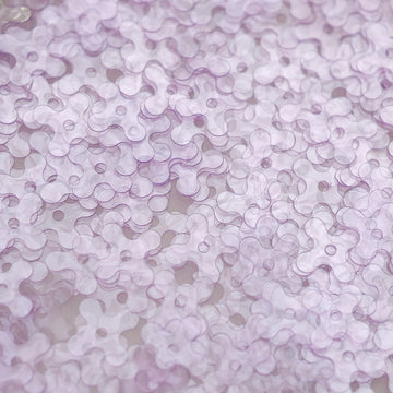 7x7mm Flower - Clear Series Sequins