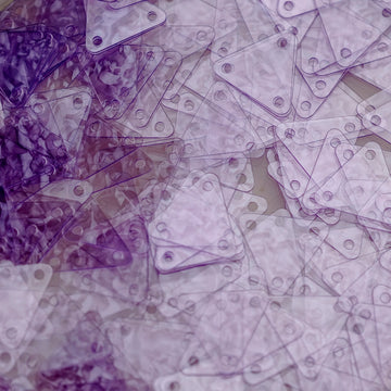 Rounded Triangle - Clear Series Sequins