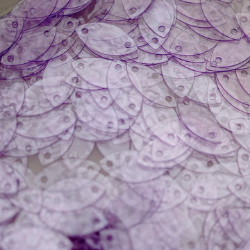 Leaf Shape - Clear Series Sequins