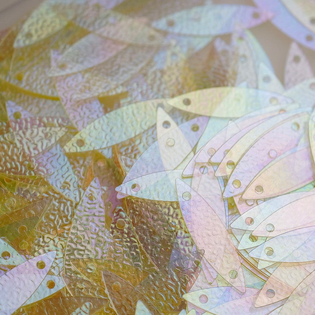 Leaf Shape - Clear Series Sequins
