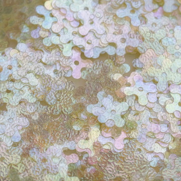 7x7mm Flower - Clear Series Sequins