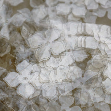 4-Petal Flower - Clear Series Sequins
