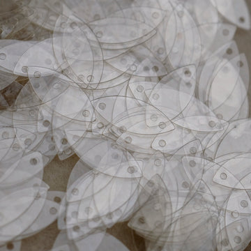 Leaf Shape - Clear Series Sequins