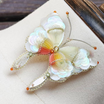 Butterfly Brooch Craft Kit - Embroidery kit