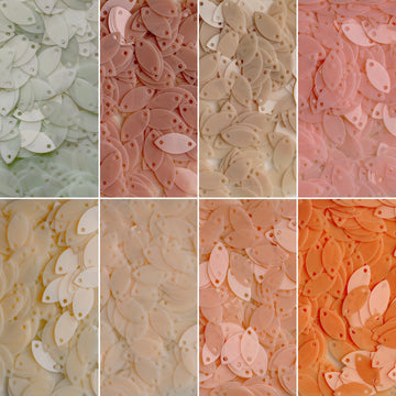 10x5mm Leaf Shape Sequins  （ 8 colors ）