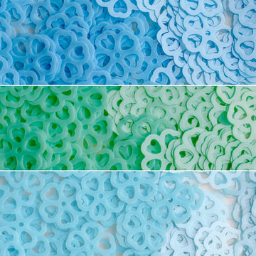 10mm Cutout Flower Sequins  （ 3 colors ）