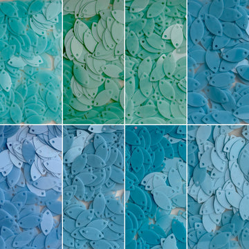 10x5mm Leaf Shape Sequins  （ 8 colors ）