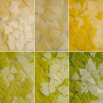 8mm Rounded Triangle Sequins  （ 6 colors ）