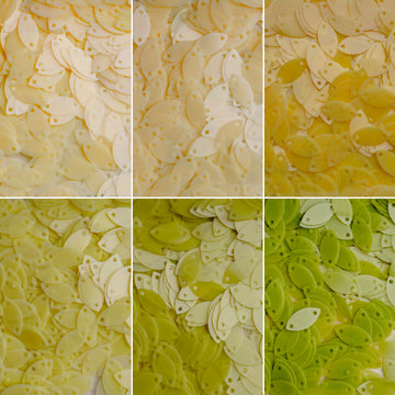 10x5mm Leaf Shape Sequins  （ 6 colors ）