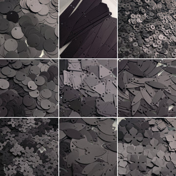 Black Series Sequins Set（ 14-Shape ）